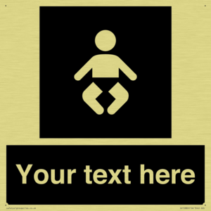 Custom information: black panel baby change